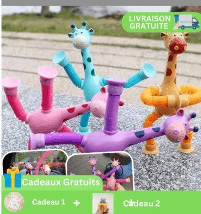 Jouet ventouse bebe |Girafe - La Passion Des Enfants