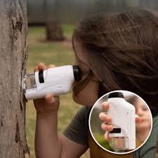 microscope enfant | jaune - bleu - Blanc - La Passion Des Enfants