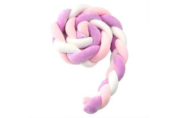 TRESSE DE LIT BEBE| ROSE BLANC VIOLET - La Passion Des Enfants